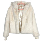 Lovestitch Cream  Hooded Jacket NWT- Size Small