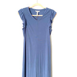 Matilda Jane Ribbed Ruffle Sleeve Midi Dress- Size S