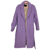 J Crew Purple Wool Belted Jacket NWT- Size L