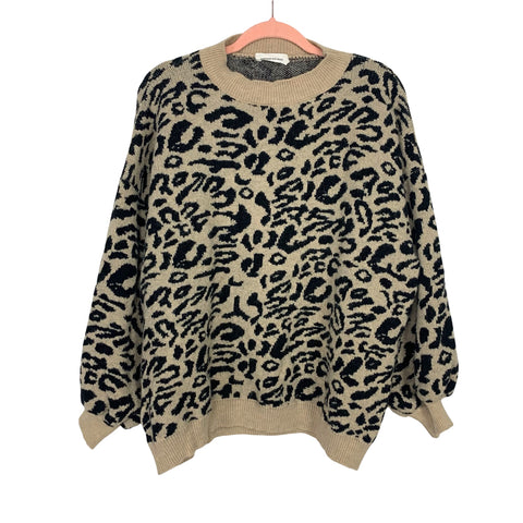 Goodnight Macaroon Animal Print Sweater- Size ~S/M (see notes)