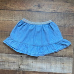 Carter's Silver Waist Denim Skort- Size 4T