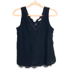 Skies Are Blue Black Lace Cami Tank NWT- Size XS