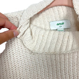 Aerie Cream Open Knit Turtleneck Sweater- Size S (see notes)