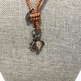 M. Cohen Beaded Pendant Necklace