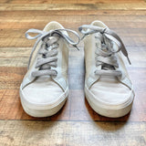 A New Day Silver Snakeskin Sneakers- Size 7