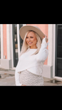 Bae. White Maternity Crop Top NWT- Size XS