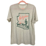 Kaeraz Oatmeal Heather Arizona Tee- Size L