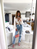 HYFVE HYFVE HYFVE Tie Front Crop Top- Size S