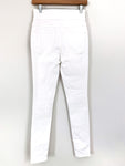 Express White Super High Rise Button Front Ankle Legging NWT- Size 2R (Inseam 26”)