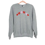 Gildan Grey Heathered Mama Crew Neck Sweatshirt- Size M