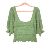 BiBi Sage Open Knit Seaside Sunsets Sweater NWT- Size S (sold out online)
