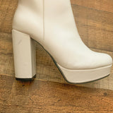 Bamboo Sorbet Platform Heel Booties- Size 7 (see notes)