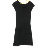 Viola Wool Blend Sweater PomPom Dress- Size XS