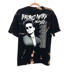 No Brand Black Acid Wash Bruno Mars Moonshine Jungle Tour T-Shirt- Size ~M (See Notes)