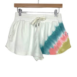 Kristin Cavallari x feat White RetroStripe Shorts NWT- Size S