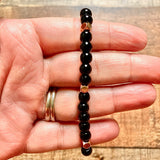 No Brand Black/Gold Beaded Bracelet