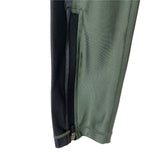 All Access Green/Black Zipper Front and Hem Leggings- Size XS (we have matching sports bra, Inseam 25”)