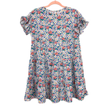 No Brand Daisy Floral Tiered Ruffle Sleeve Dress- Size S