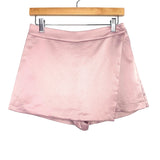 DO+BE Mauve Satin Faux Wrap Skort NWT- Size M