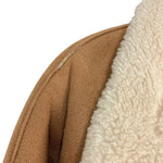 BlankNYC Tan Faux Suede/Fur Coat- Size L (like new, see notes)