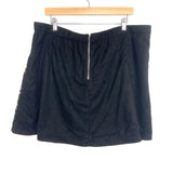 Savanna Jane Black Embroidered Print Skirt- Size 2X