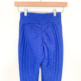 No Brand Blue High Waisted Leggings- Size S (Inseam 25")
