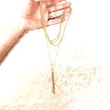No Brand Gold Multi Chain Necklace