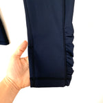 Lululemon Dark Navy Crop Legging with Ruching- Size 4 (Inseam 22")