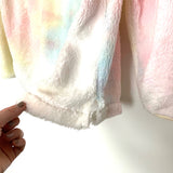 No Brand Light Tie-Dye Fleece Quarter Zip Pullover- Size S