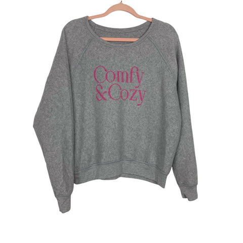 Project Social T Grey Reversible Crewneck Sweatshirt NWT- Size M