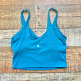 Lululemon Blue Padded Sports Bra- Size 8