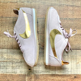 Pre-owned Nike Cortez Gold Metallic Sneakers- Size 8.5 (Like New!)