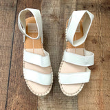 Dolce Vita White Platform Sandal- Size 7.5