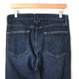 Good American Dark Wash Good Legs Distressed Skinny Jean with Raw Hem- Size 10/30 (Inseam 27.5”)