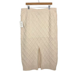 Eloquii Cream Pearl Detail Sweater Midi Skirt NWT- Size 14/16 (we have matching cardigan and cami)