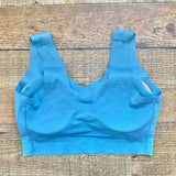 EBY Blue Seamless Bralette- Size S (we have matching underwear)