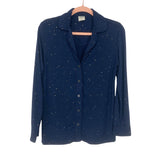 Soma Navy/Star Cool Nights Pajama Top- Size XS (We Have Matching Bottoms!)