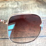 No Brand Rose Gold Frame Sunglasses (see notes)