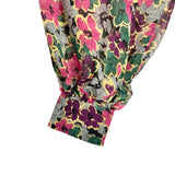 Buddy Love Floral Sweetheart Neckline with Fitted Bottom Ruching and Back Shoulder Tie Dress- Size S