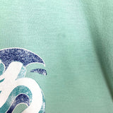 Mumu Mellow Mint Salty V-Neck Cropped Tee- Size XS (see notes)