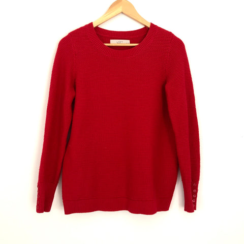 LOFT Red Sweater- Size M Petite