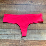 The Cheeky Bikini Neon Pink Thong Bottoms- Size XXL (See Notes- We Have Matching Top)