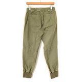 J Crew Olive Green Cargo Pants with Ankle Zip- Size 2 (Inseam 26”)