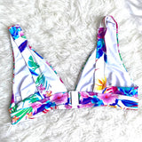 Fig Leaves Floral Bikini Top- Size 18 (TOP ONLY)