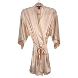 Victoria's Secret Light Pink Satin Belted Wrap Robe- Size XS/S (we have matching shorts, see notes)