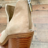 Vince Camuto Beige Suede Bibestie Bootie- Size 7.5 (See Notes)