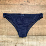 Figleaves Navy Juliette Lace Brazilian NWT- Size 14