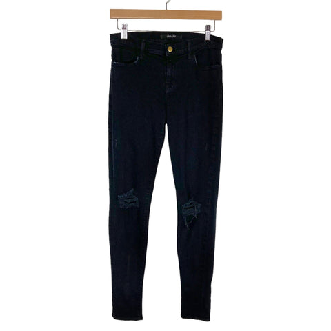 J Brand Dark Wash Super Skinny Distressed Jeans- Size 28 (Inseam
