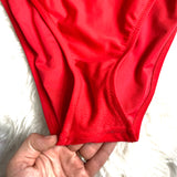 Aerie Red Crochet Front One Piece- Size XL (see notes)