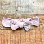 No Brand Light Mauve Bow Baby Headband